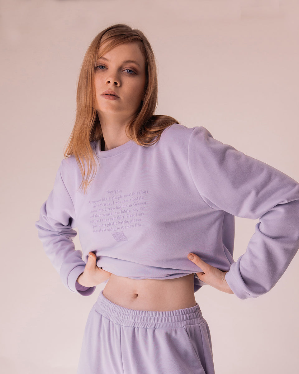 Aria Crop Top Lilac