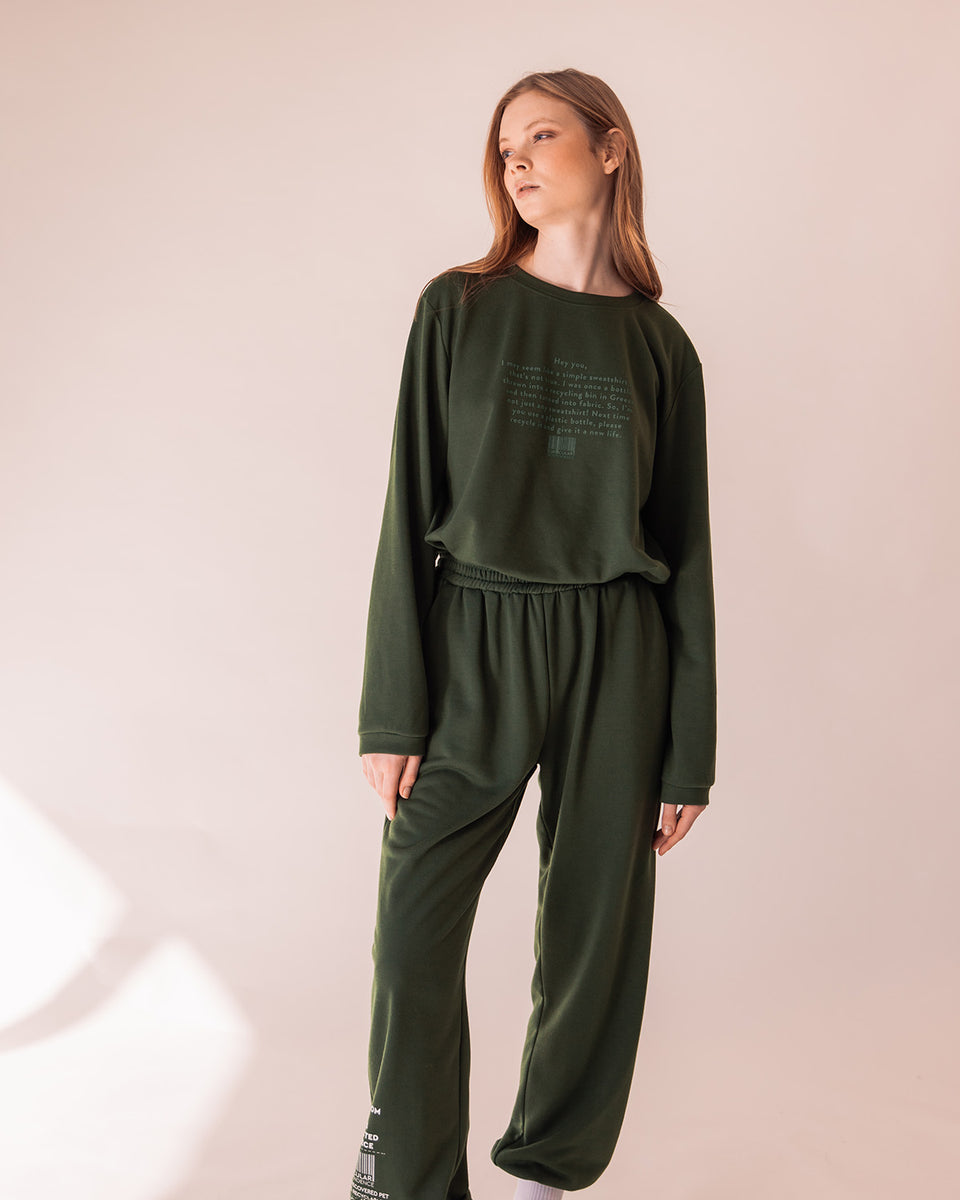 Aria Crop Top Green