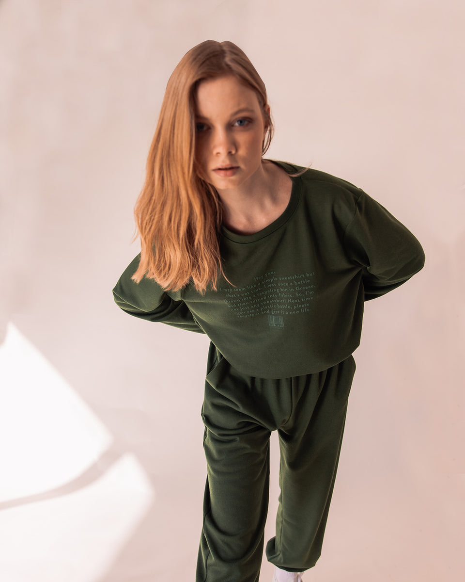 Aria Crop Top Green